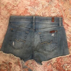 7 For All Mankind Denim Shorts